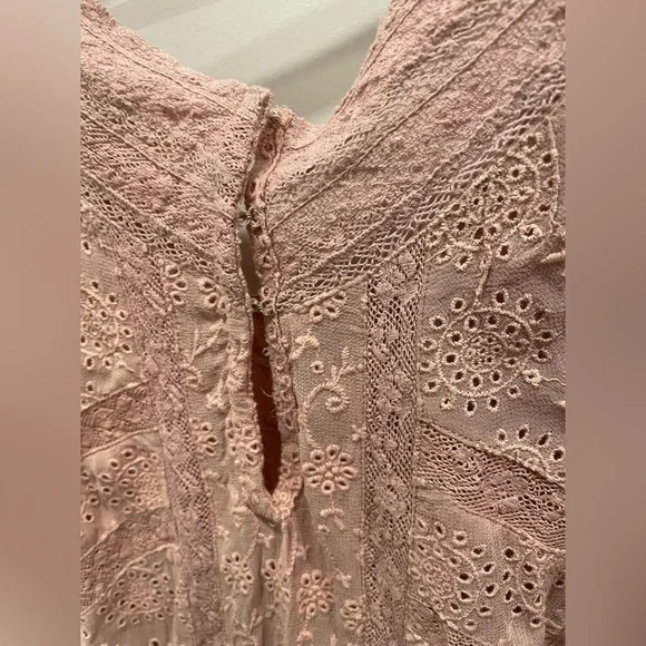 Like new Loveshackfancy pink cheri dress in Sz 10 - Picture 5 of 9